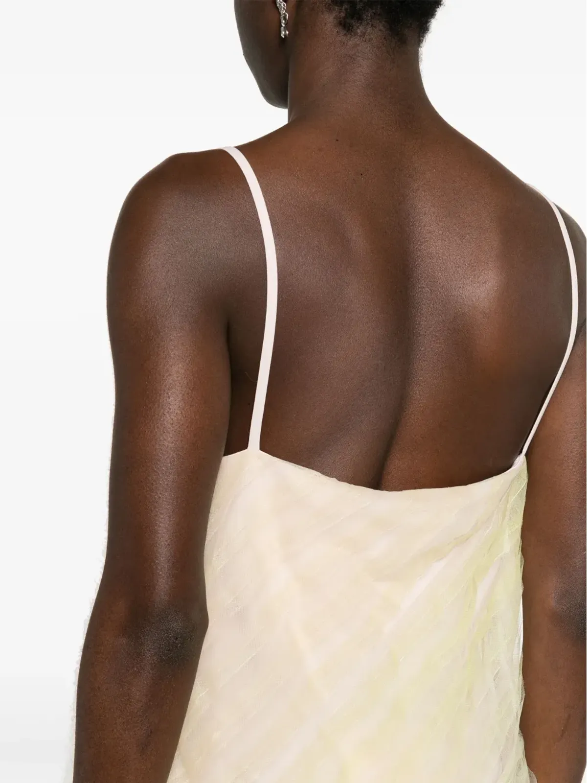 Viktor & Rolf グラデーションチュールスリップドレス - 画像5