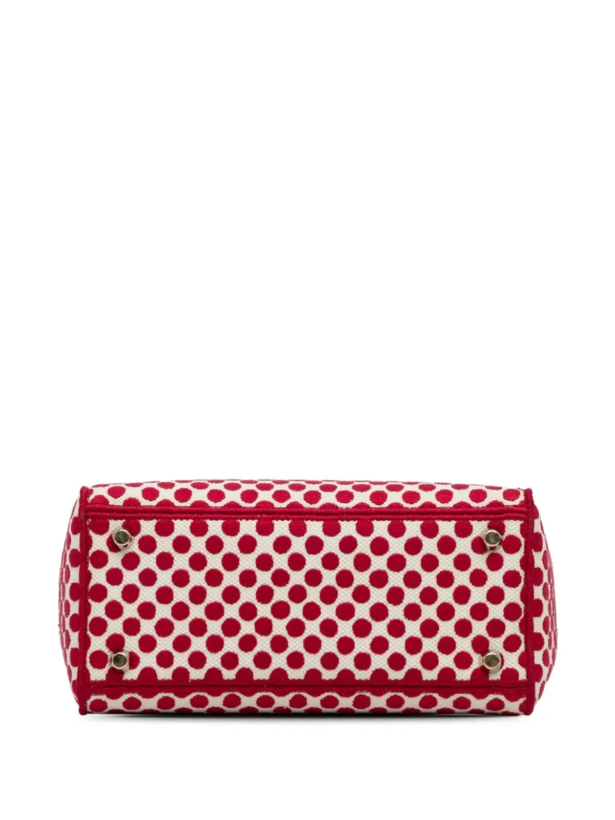 Christian Dior ビンテージ 2020年頃 Lady D-Lite ハンドバッグ レッド - 画像5