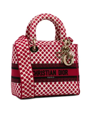 Christian Dior ビンテージ 2020年頃 Lady D-Lite ハンドバッグ レッド - サムネイル3
