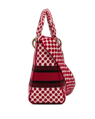 Christian Dior ビンテージ 2020年頃 Lady D-Lite ハンドバッグ レッド - サムネイル4