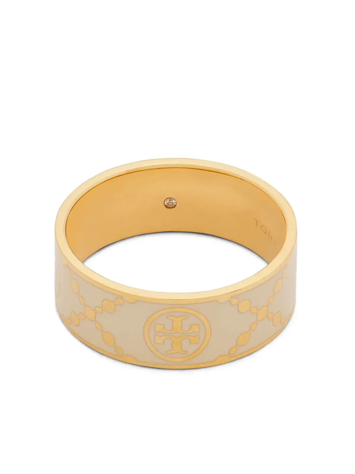 Tory Burch ダブルT エナメルディテールリング - 画像1