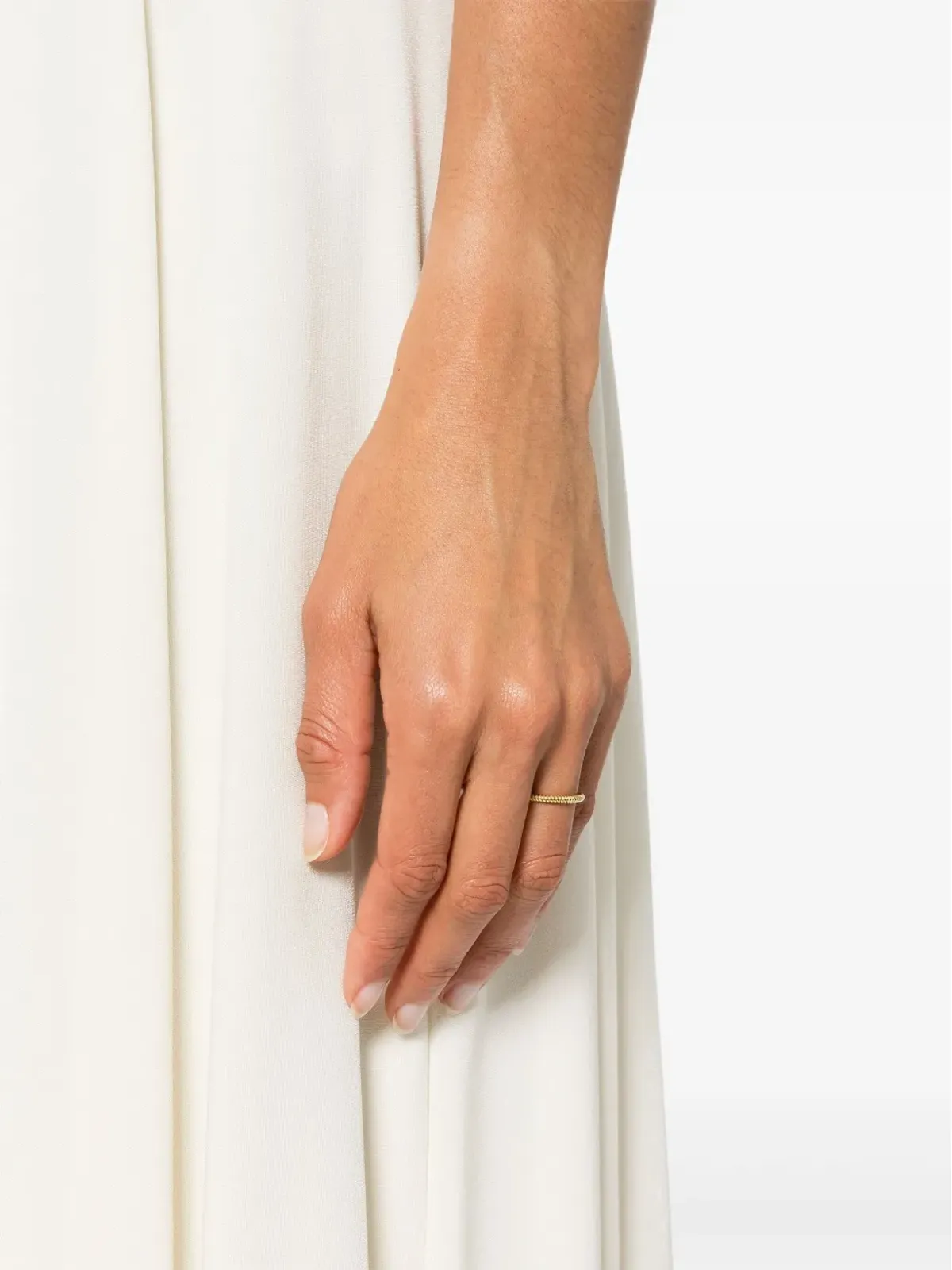 LEANDRA 18kt イエローゴールド カボ・リング - 画像2