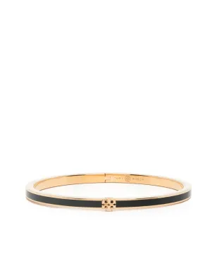 Tory Burch Kira ロゴプレート ブレスレット - ブラック - サムネイル1