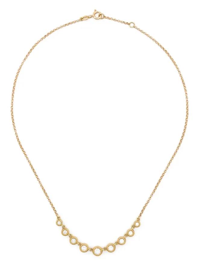 LEANDRA LEANDRA 18ktイエローゴールド カボ ダイヤモンド ネックレスの商品画像