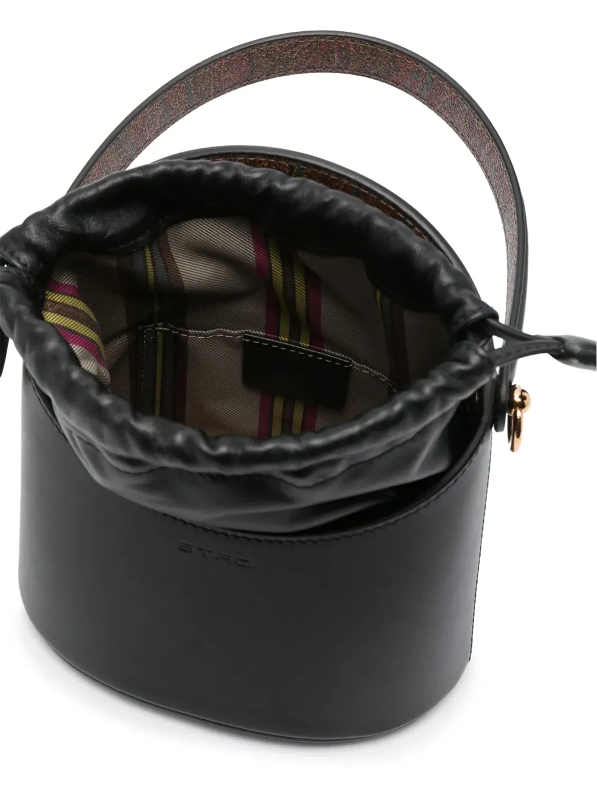 ETRO ミニ Saturno バケットバッグ - ブラック - 画像5