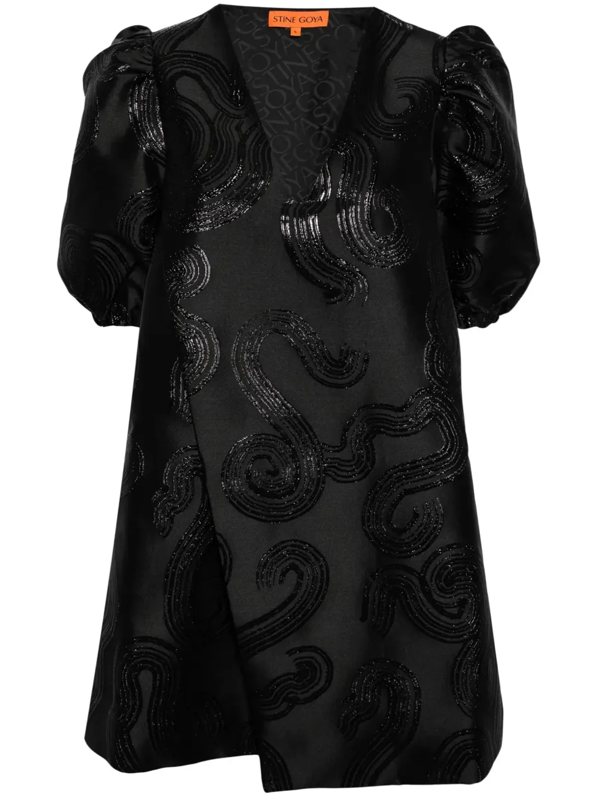 Stine Goya Brethel swirl-jacquard ミニドレス - 画像1