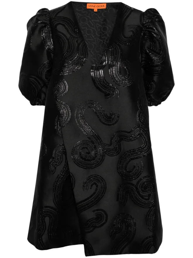 Stine Goya Stine Goya Brethel swirl-jacquard ミニドレスの商品画像