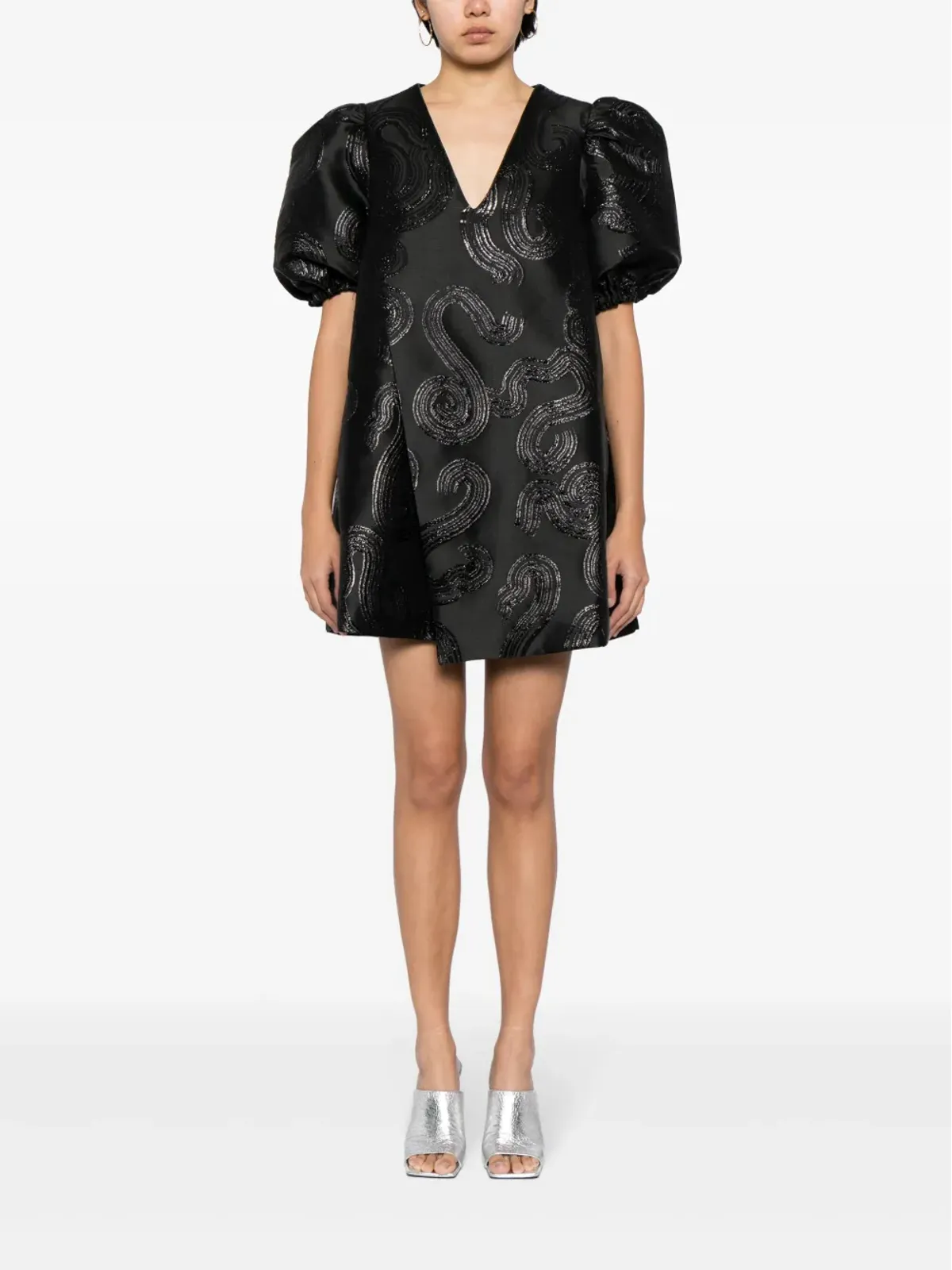 Stine Goya Brethel swirl-jacquard ミニドレス - 画像2