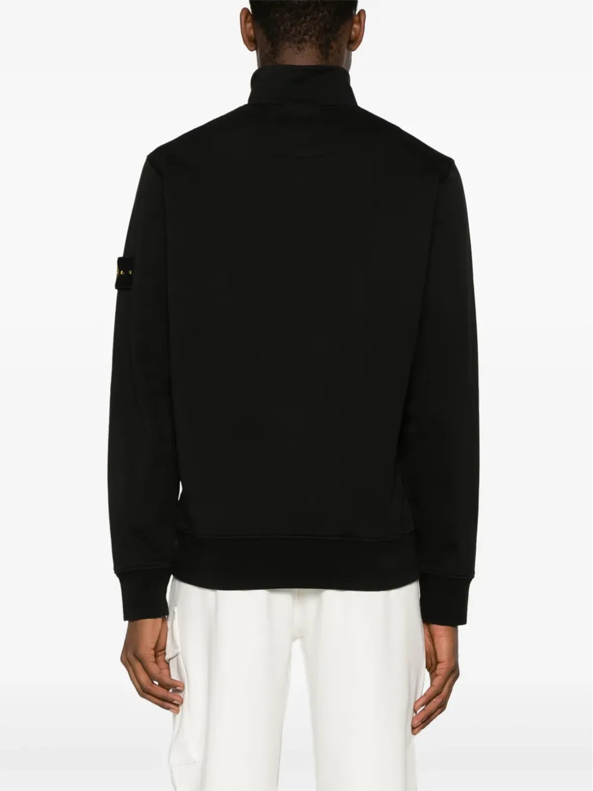 Stone Island コンパスパッチ ジップアップ スウェットシャツ - 画像4