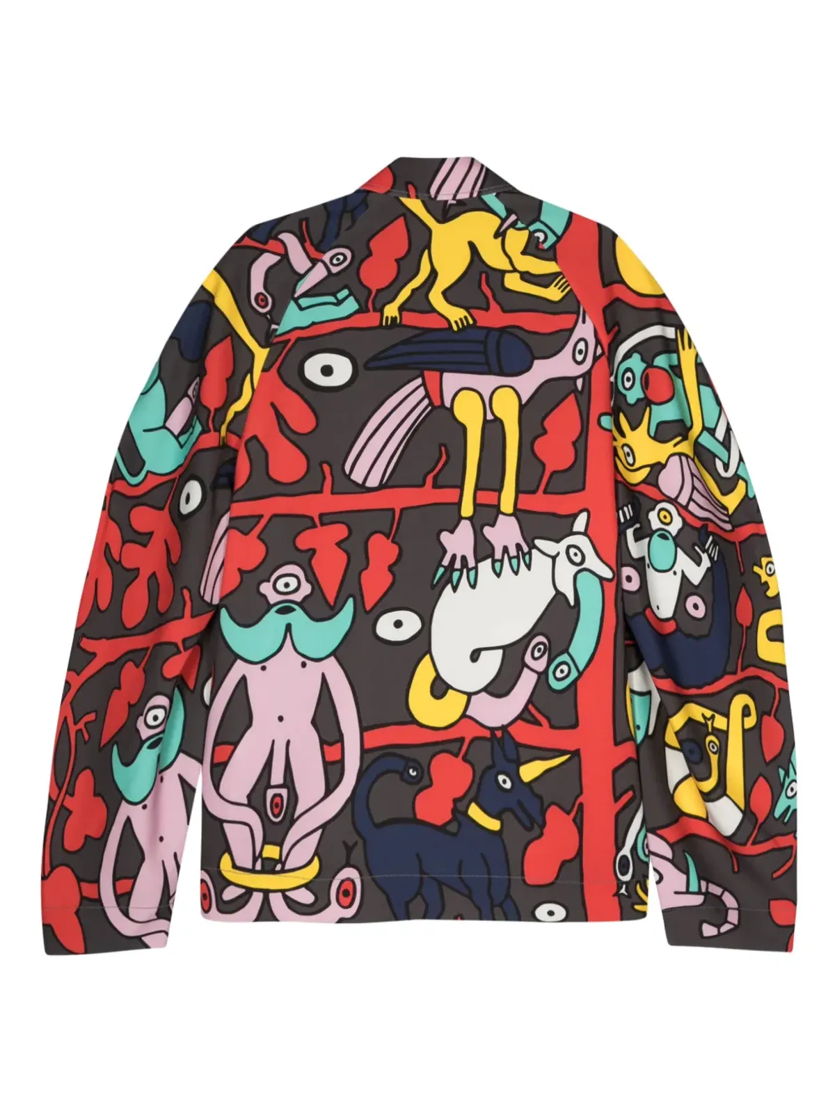 Walter Van Beirendonck イラストプリントシャツ - 画像2