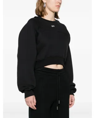 Off-White クロップド レイヤード スウェットシャツ - サムネイル3
