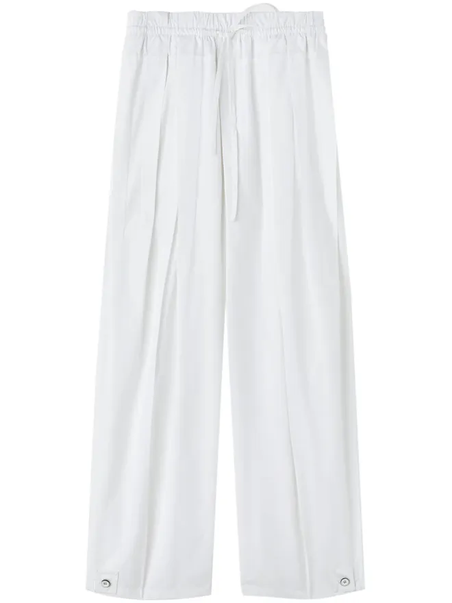 Jil Sander Jil Sander プリーツディテールのワイドレッグパンツの商品画像