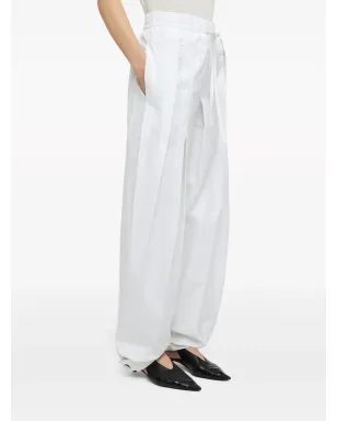 Jil Sander プリーツディテールのワイドレッグパンツ - サムネイル4