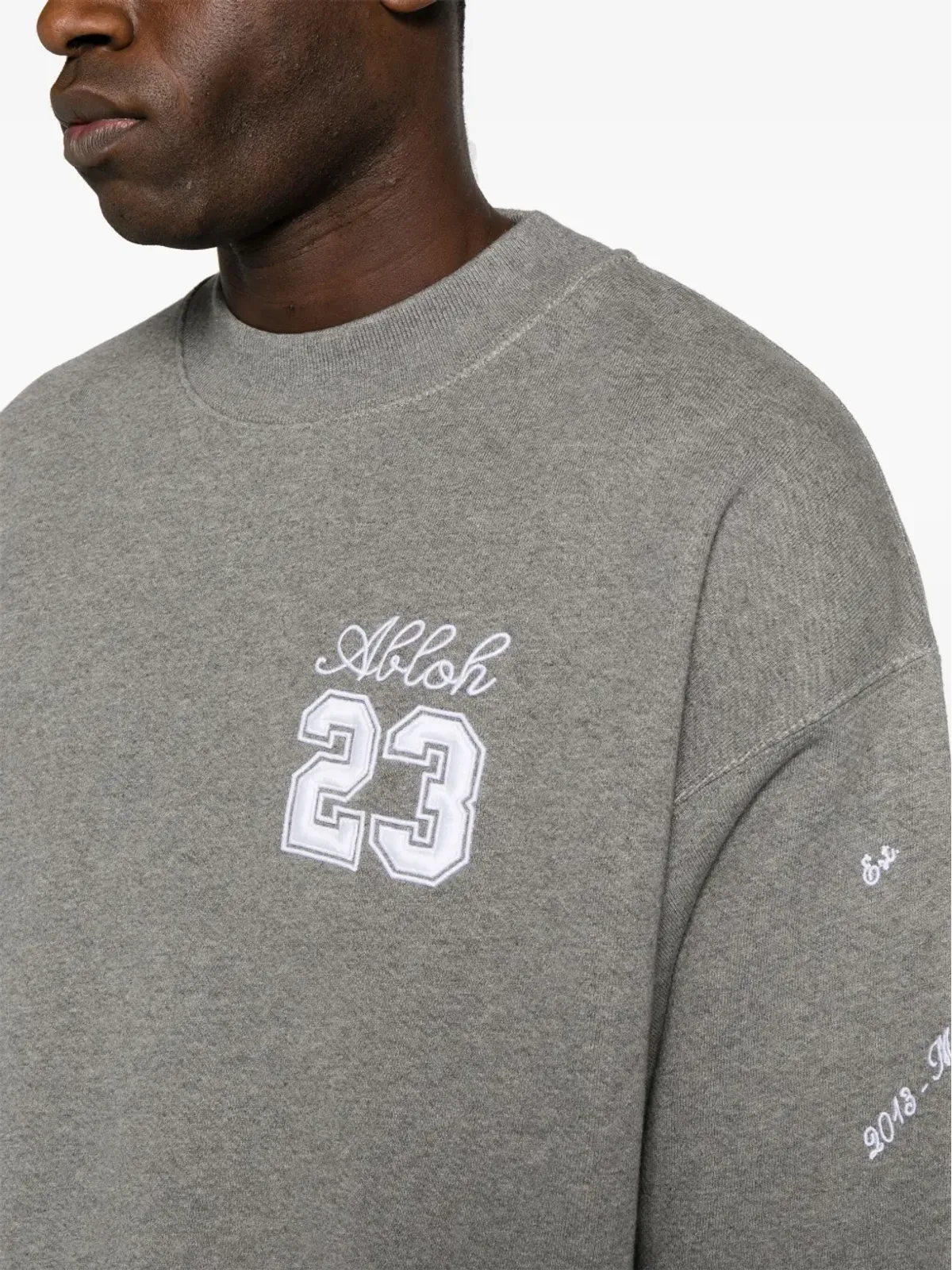 Off-White 23 Skate コットン スウェットシャツ - グレー - 画像5
