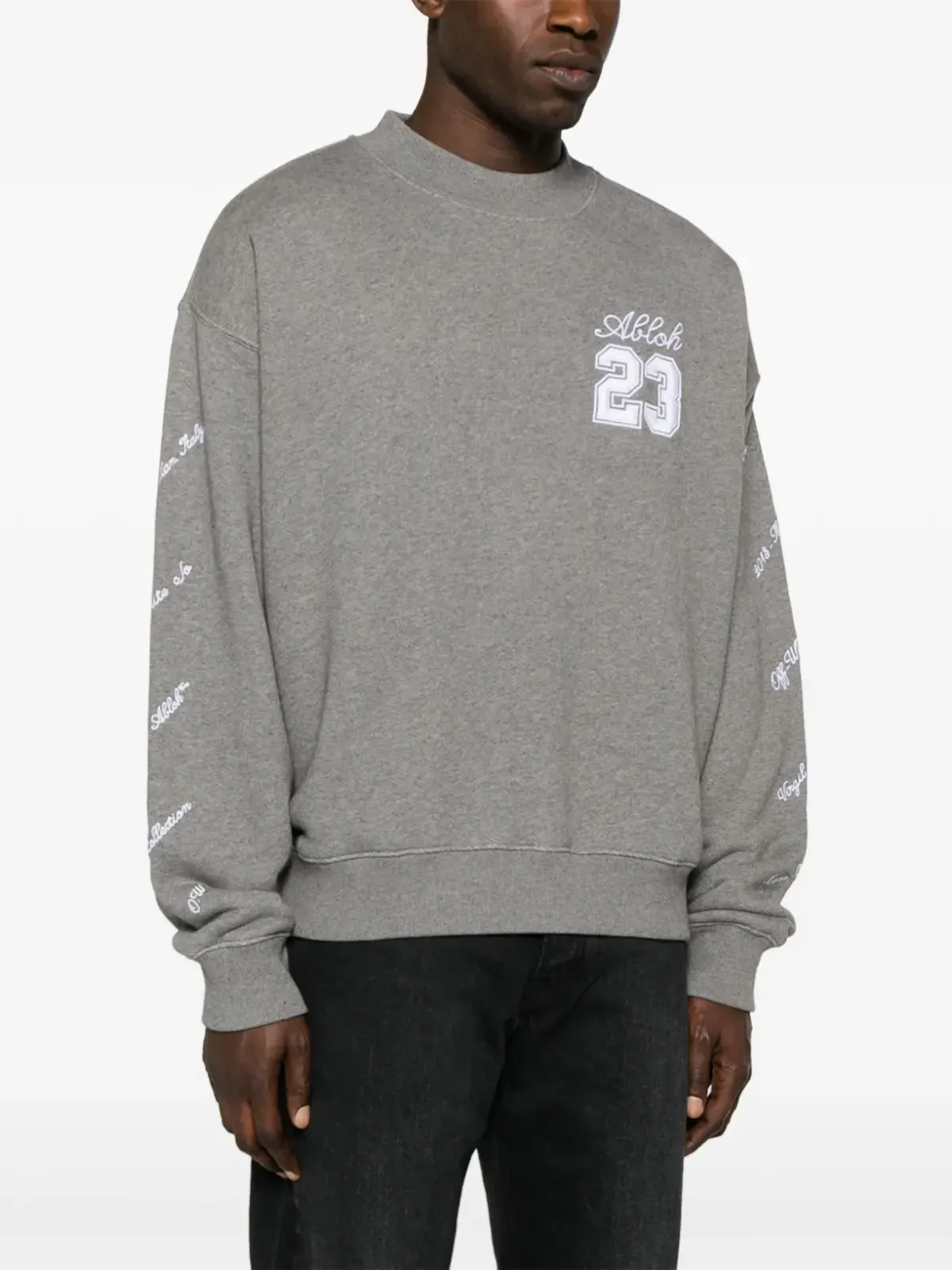 Off-White 23 Skate コットン スウェットシャツ - グレー - 画像3
