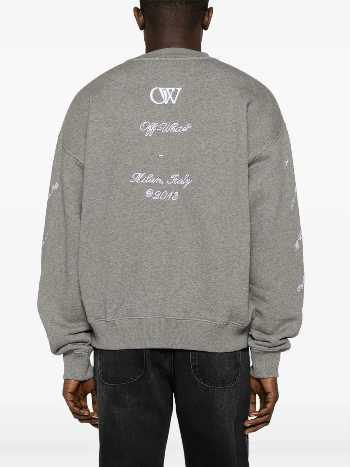Off-White 23 Skate コットン スウェットシャツ - グレー - 画像4