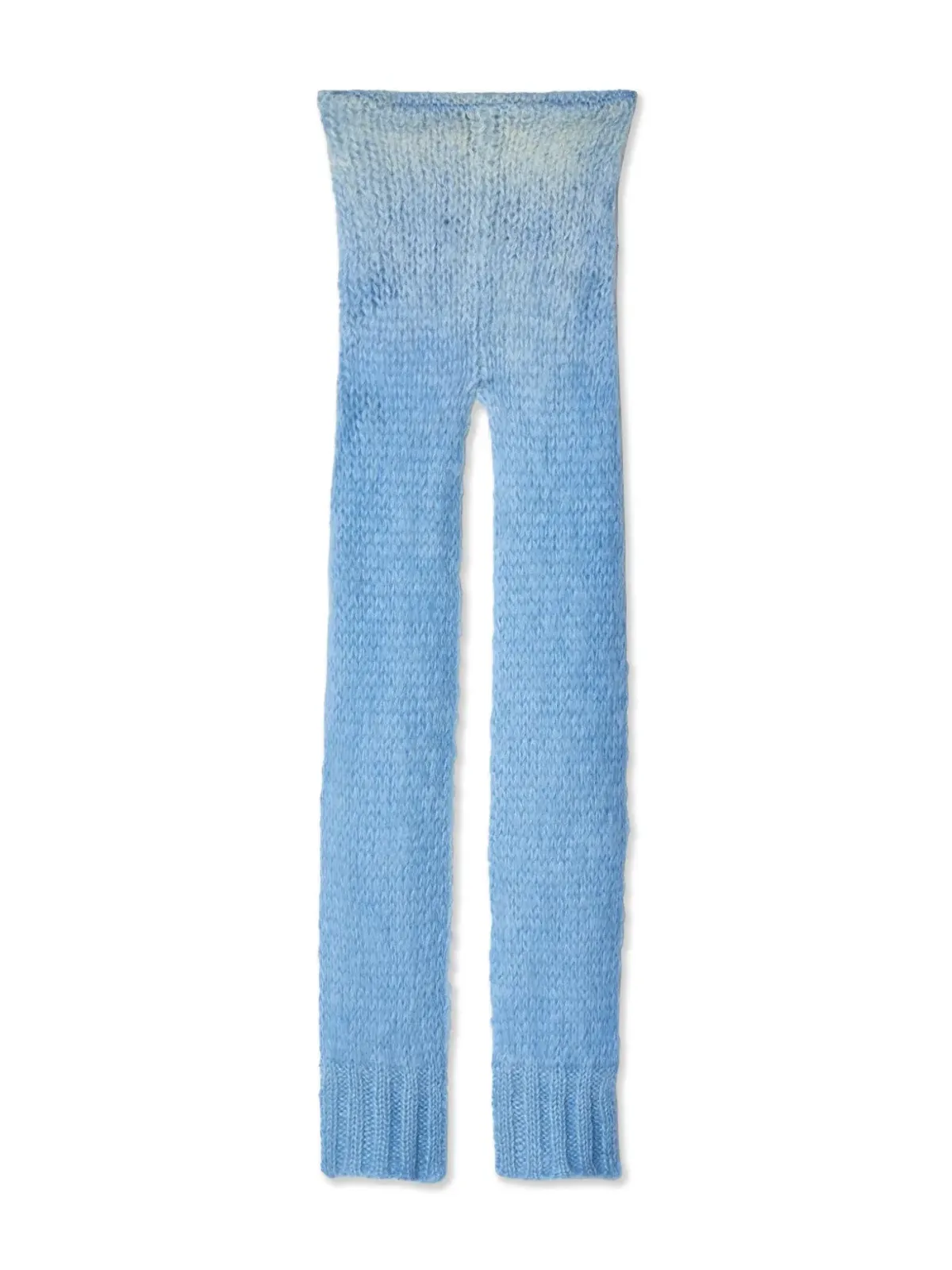 Maison Margiela ニットスカーフ付きビーニー - ブルー - 画像2