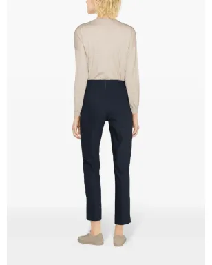 Brunello Cucinelli テーラードコットンブレンドパンツ - ブルー - サムネイル4