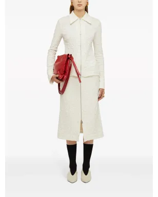 Jil Sander ジップフロントのクロク風トップ - ホワイト - サムネイル2