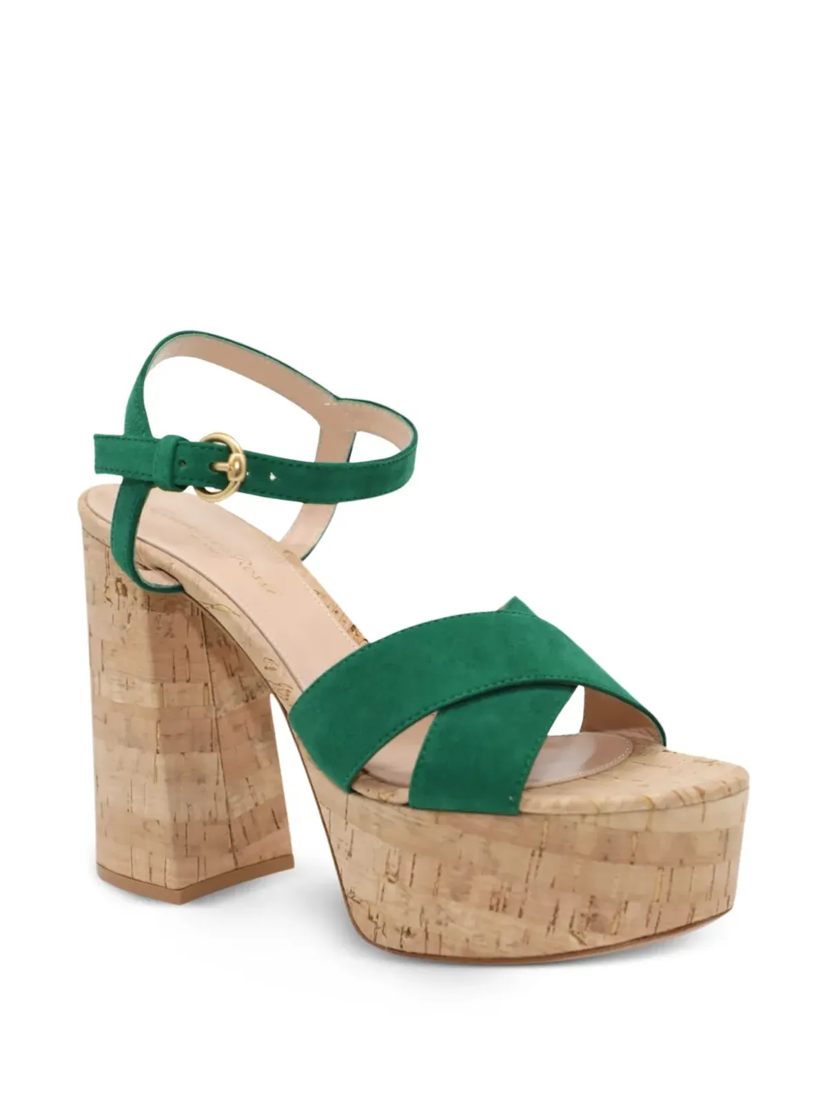 Gianvito Rossi ベベ 120mm レザーサンダル - 画像2