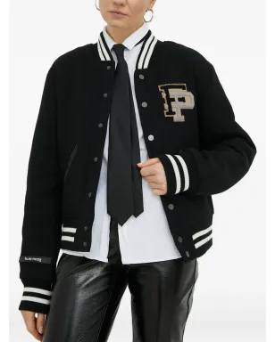 Filling Pieces バーシティスタイル ロゴパッチ ボンバー ジャケット - サムネイル1