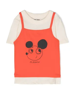 Mini Rodini Ritzratz コットンTシャツ - サムネイル1