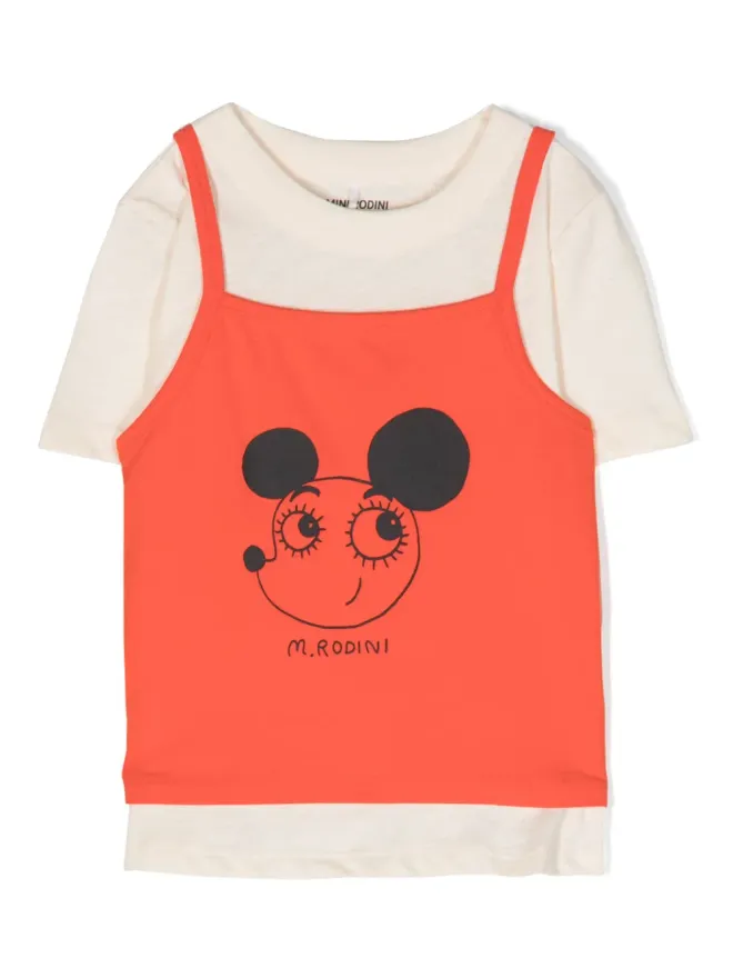 Mini Rodini Mini Rodini Ritzratz コットンTシャツの商品画像