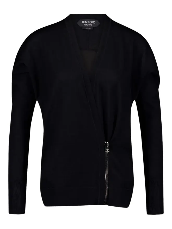 TOM FORD TOM FORD ラップフロントカーディガンの商品画像