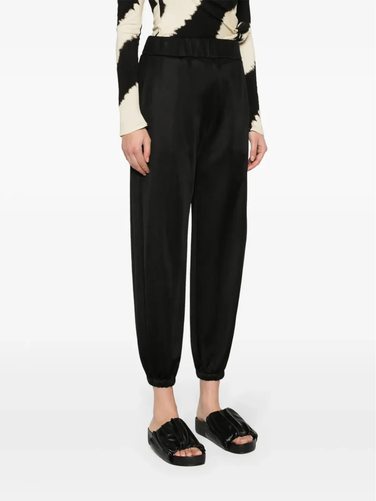 Jil Sander ハイウエスト テーパードパンツ - 画像3