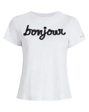 Cinq A Sept ボンジュール コットン Tシャツ - サムネイル1