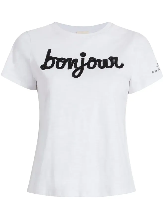 Cinq a Sept Cinq A Sept ボンジュール コットン Tシャツの商品画像
