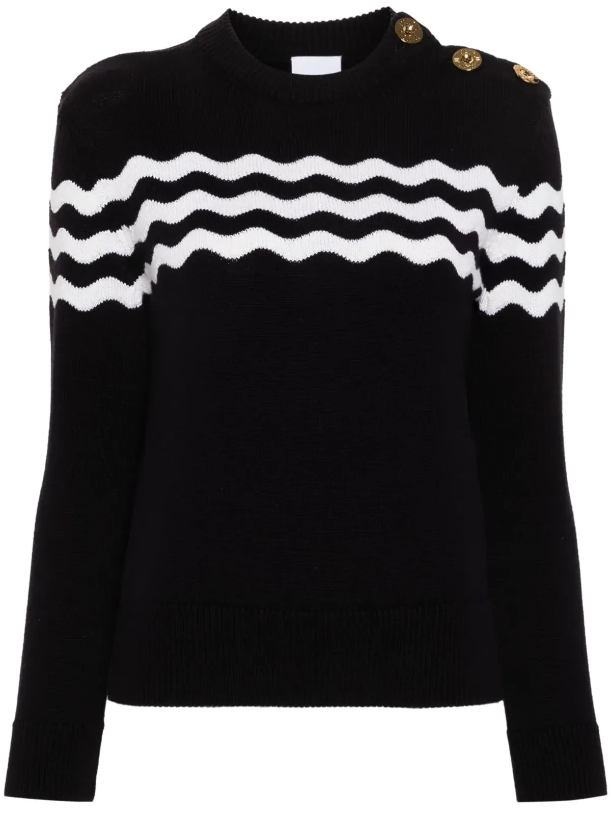 Patou Wave knitted jumper - 画像1