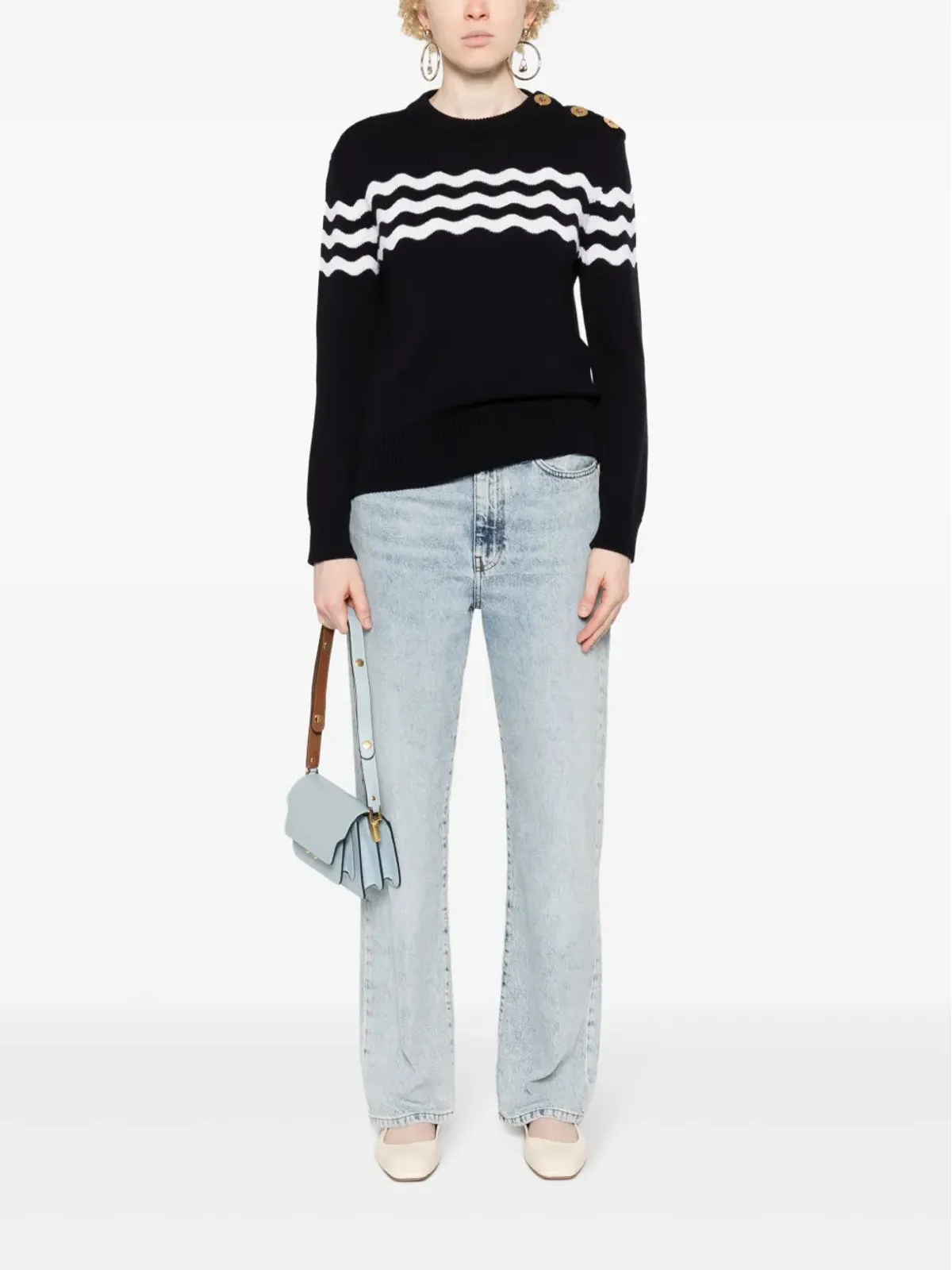 Patou Wave knitted jumper - 画像2