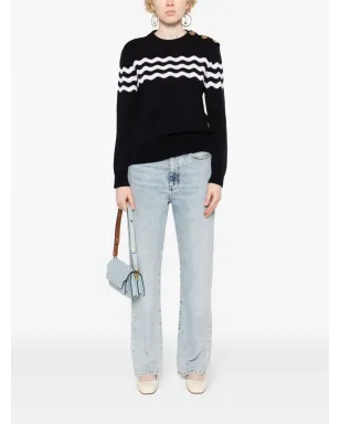 Patou Wave knitted jumper - サムネイル2