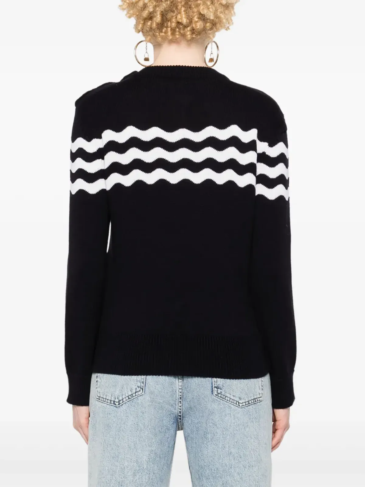 Patou Wave knitted jumper - 画像4