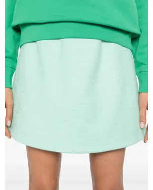 Patou ツイードミニスカート - Green - サムネイル5
