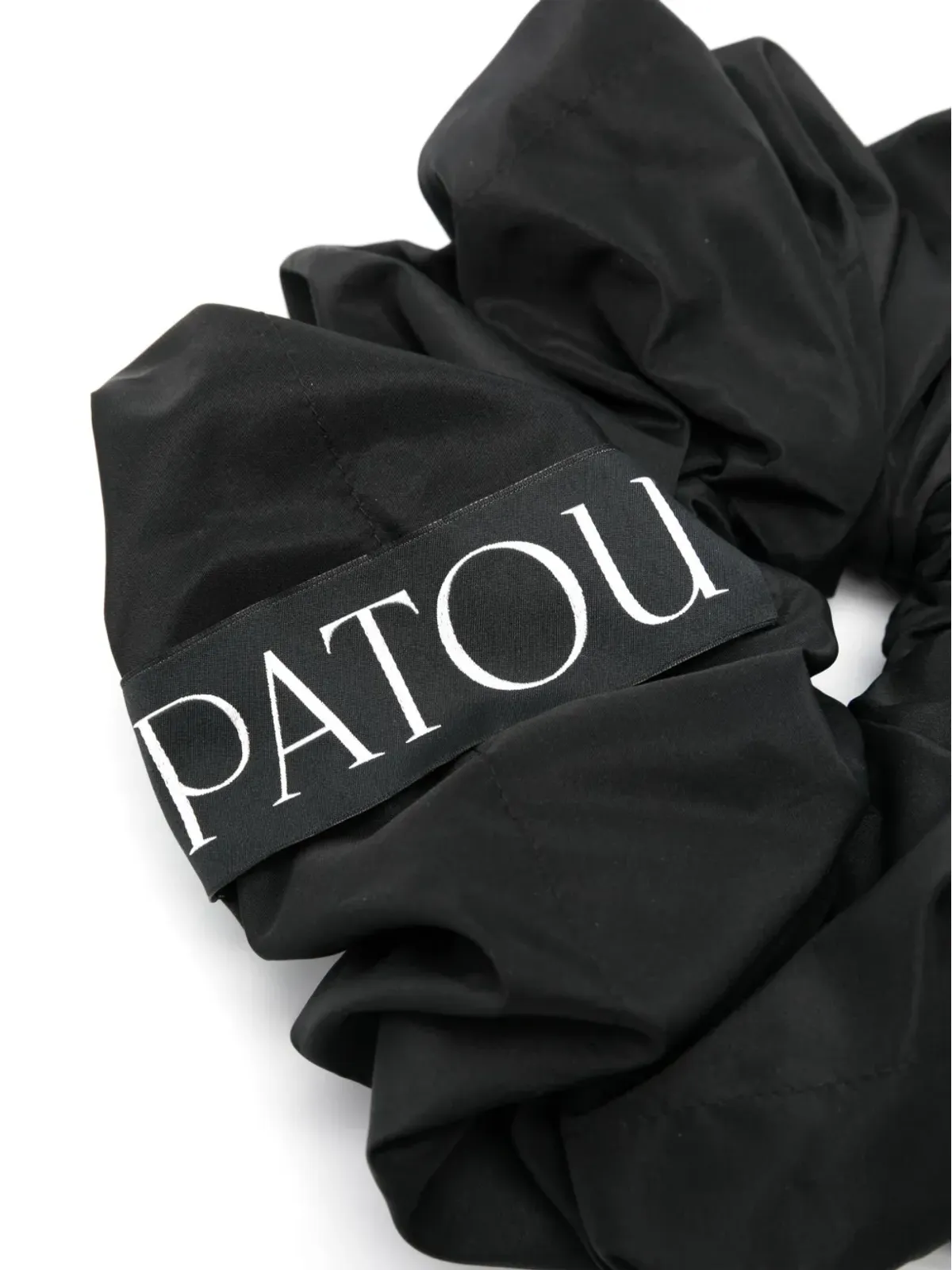 Patou faille scrunchie - Black - 画像2
