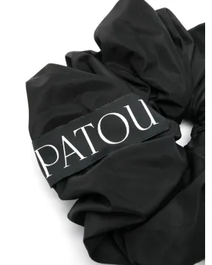 Patou faille scrunchie - Black - サムネイル2