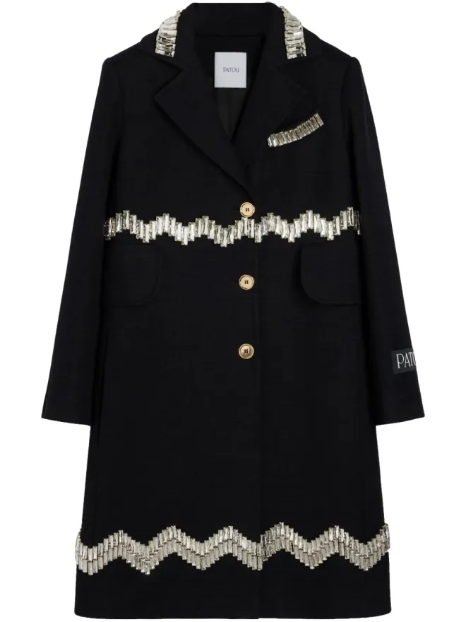 Patou Patou クリスタルエンベリッシュドコートの商品画像