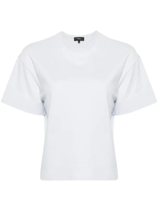 Theory Theory ピケコットンTシャツ ブルーの商品画像