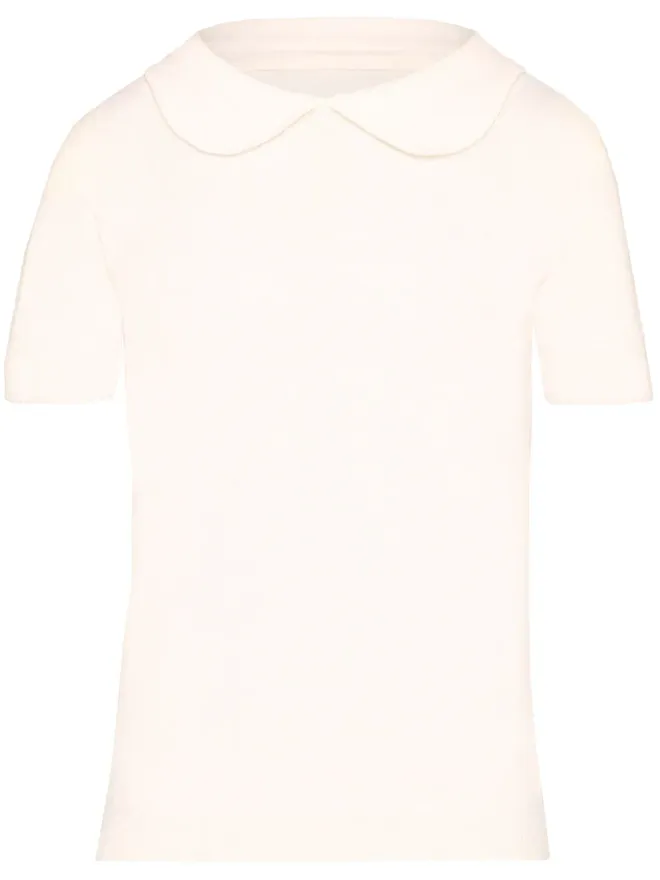Maison Margiela Maison Margiela ウール-カシミヤ混紡トップス ピンクの商品画像