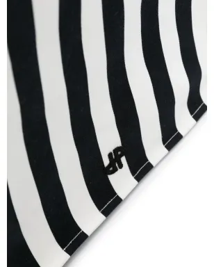 Patou 大型 JPストライプ キャンバス トートバッグ - ホワイト - サムネイル4