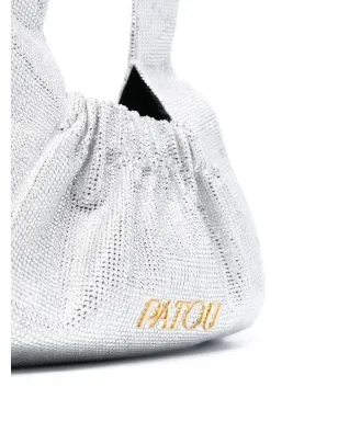 Patou Le Biscuit エンベリッシュド サテン バッグ シルバー - サムネイル4