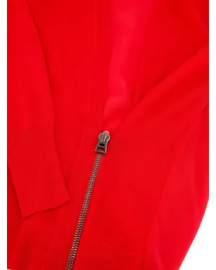 TOM FORD ラップ式ジップファスナー付きカーディガン レッド - サムネイル3