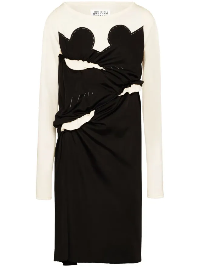 Maison Margiela ビンテージ Maison Margiela Spliced-jersey ミディドレスの商品画像