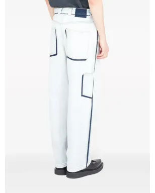 Maison Margiela ジャパニーズデニム ストレートレッグ ジーンズ - ブルー - サムネイル4