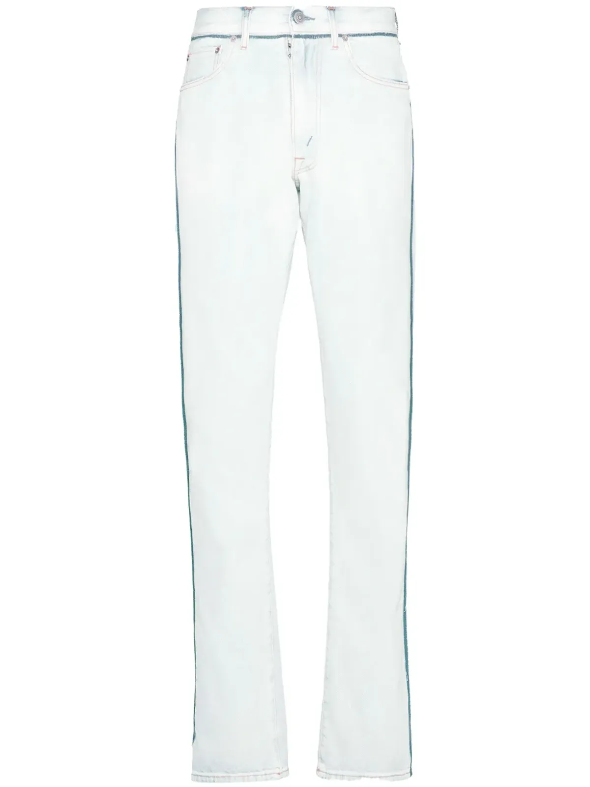 Maison Margiela ジャパニーズデニムターンアップジーンズ - ホワイト - 画像1