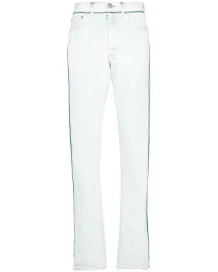 Maison Margiela ジャパニーズデニムターンアップジーンズ - ホワイト - サムネイル1