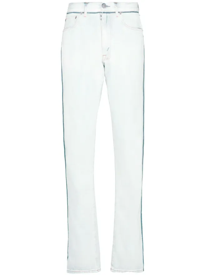 Maison Margiela Maison Margiela ジャパニーズデニムターンアップジーンズ - ホワイトの商品画像
