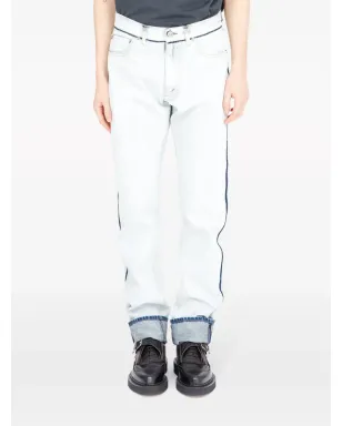 Maison Margiela ジャパニーズデニムターンアップジーンズ - ホワイト - サムネイル2